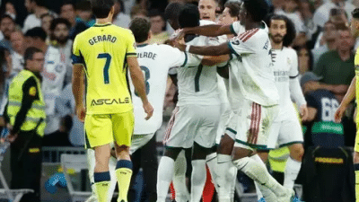Real Madrid Menang 1-0 atas Villarreal Meski Bermain dengan 10 Orang